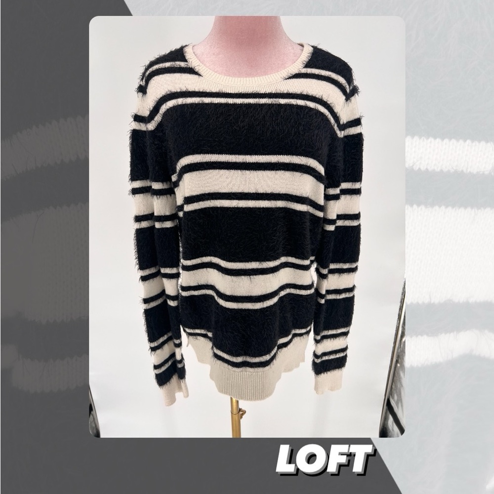 EUC Loft Striped Sweater